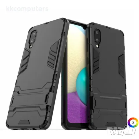 Samsung Galaxy A02 Удароустойчив Калъф и Протектор, снимка 4 - Калъфи, кейсове - 48612181