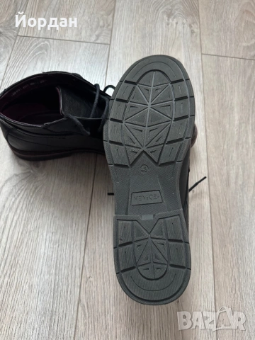 Мъжки кожени боти, снимка 3 - Мъжки боти - 53598707