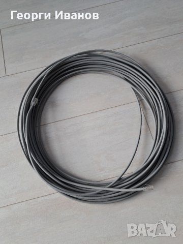 Фтп кабел с нестандартни размери готов за употреба.Цена на метър 1лев.Със сложени букси., снимка 2 - Кабели и адаптери - 40315196