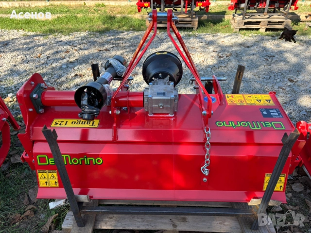 Италианска Фреза за малък трактор Del Morino Tango 125, снимка 2 - Селскостопанска техника - 52263454