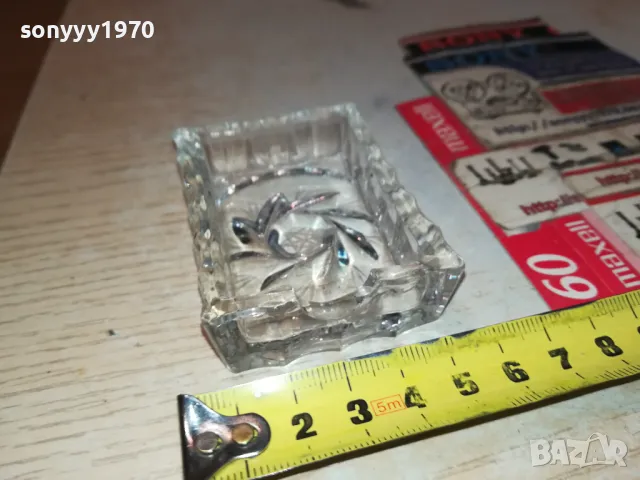 МАЛЪК СТЪКЛЕН ПЕПЕЛНИК 1405251108, снимка 14 - Антикварни и старинни предмети - 50282058