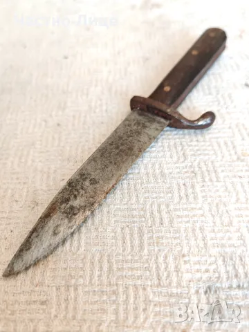 Супер Рядък Оригинален Немски Боен Нож Щик WW II 21см с Канията, снимка 6 - Антикварни и старинни предмети - 49975531