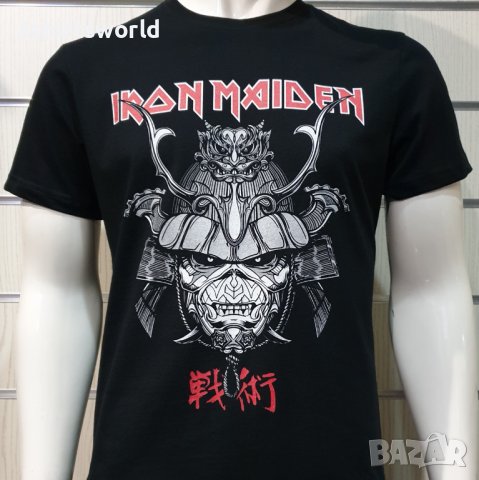 Нова мъжка тениска на музикалната група IRON MAIDEN - Senjutsu Samurai Eddie Graphic Navy, снимка 12 - Тениски - 37106867