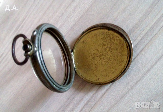 Корпус с капак  и стъкло за джобен часовник , снимка 2 - Антикварни и старинни предмети - 27886792