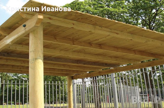 Дървен навес в Барбекюта в гр. Пловдив - ID28185560 — Bazar.bg