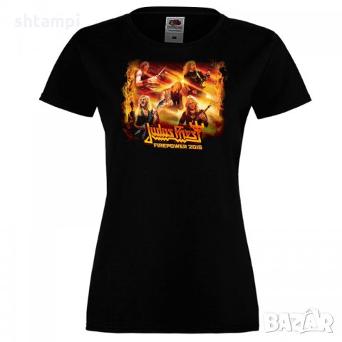 Дамска тениска Judas Priest 1, снимка 2 - Тениски - 32865559