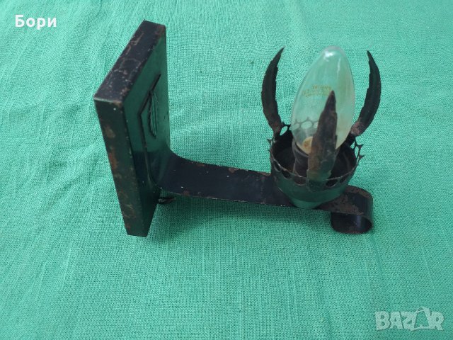 Стар метален аплик, снимка 8 - Лампи за стена - 33216165