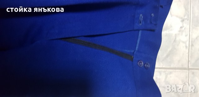 Продавам дамски панталон царско синьо., снимка 3 - Панталони - 32328806