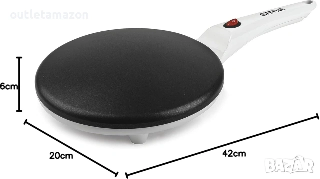 Електрически тиган за палачинки G3 Ferrari G10306, 20см, снимка 3 - Котлони - 53346258