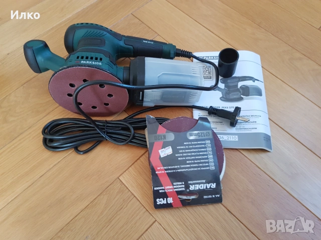 Виброшлайф PARKSIDE PEXS 270 C3, снимка 3 - Други машини и части - 53530895