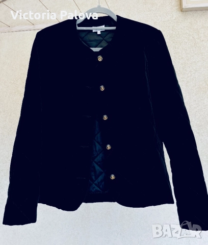 Луксозно кадифено дизайнерско сако STENAU Германия, снимка 2 - Сака - 52322387