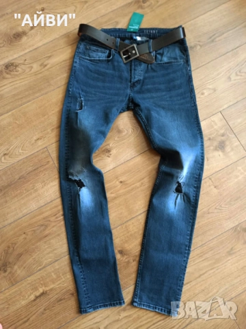 DIVIDED мъжки еластични дънки, снимка 8 - Дънки - 52433028