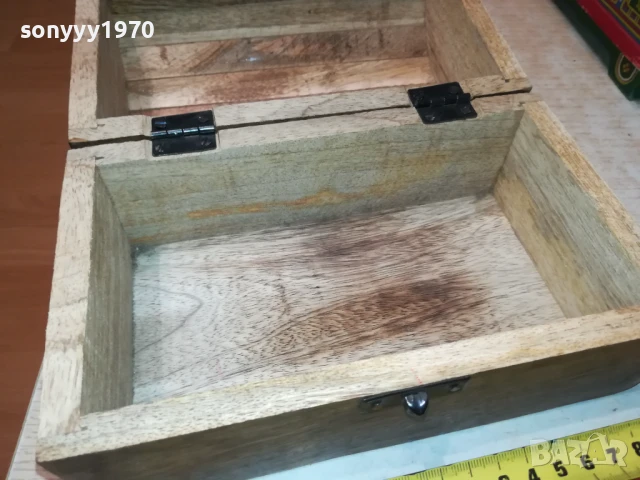 КРАСИВА ДЪРВЕНА КУТИЯ ОТ ГЕРМАНИЯ 1708251906, снимка 7 - Антикварни и старинни предмети - 51395218