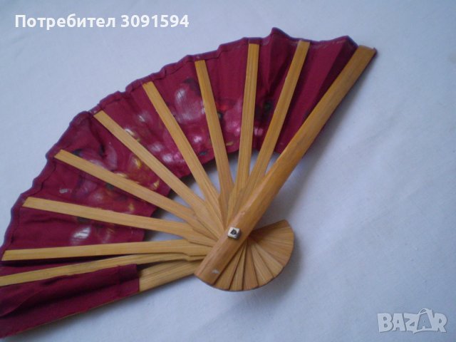 1930 Арт Деко ръчно рисувано ветрило , снимка 7 - Антикварни и старинни предмети - 36585644