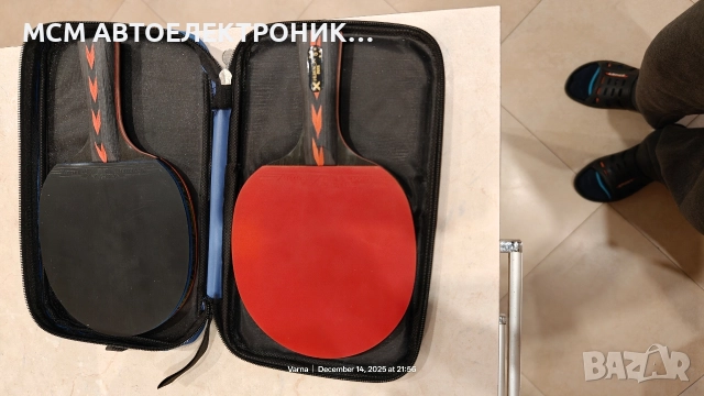 ДВЕ ХИЛКИ (РАКЕТИ) ЗА ТЕНИС НА МАСА 5 ЗВЕЗДИ на фирма HUIESON и КАЛЪФ ЗА ТЯХ, снимка 3 - Тенис - 52795293