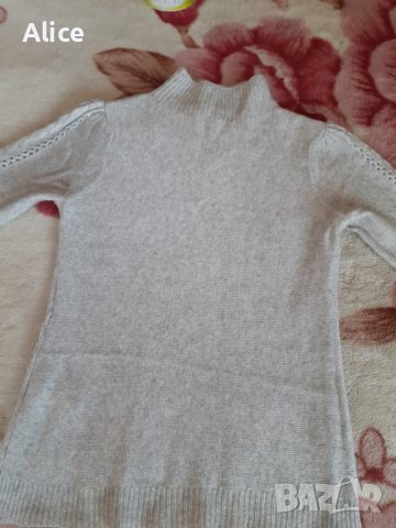 Дамски сив пуловер, марка "WHITE HOUSE BLACK MARKET" - S/M , снимка 8 - Блузи с дълъг ръкав и пуловери - 37756640