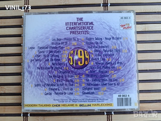 20 Top Hits Aus Den Charts 5/99, снимка 3 - CD дискове - 50543895