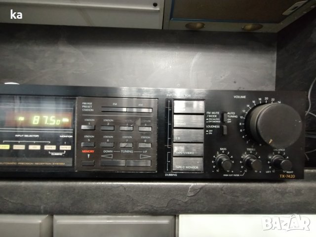 Onkyo TX-7420 - стерео усилвател с радио тунер, снимка 7 - Ресийвъри, усилватели, смесителни пултове - 43926855