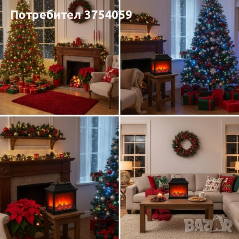Декоративен LED фенер - камина, снимка 4 - Декорация за дома - 52252141