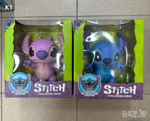 Големи фигурки Стич и Ейнджъл 25см, голяма фигурка Stitch Angel, снимка 2 - Фигурки - 52518118