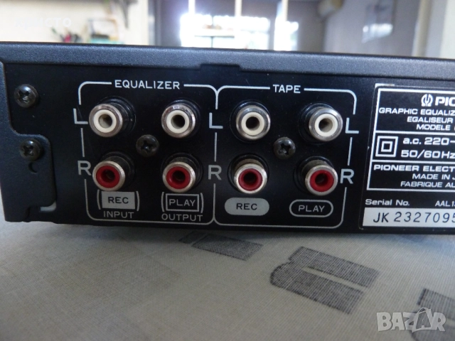 еквилайзер Pioneer GR-333, снимка 6 - Ресийвъри, усилватели, смесителни пултове - 52118359