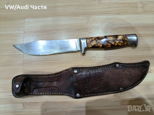 Стар български ловен нож Вихрен 26см., снимка 3 - Ножове - 43316674