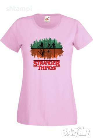 Дамска Тениска Stranger Things 2,Филм,Сериал,, снимка 11 - Тениски - 37314616