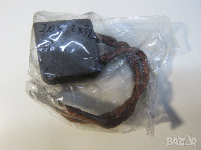 графитна четка за ел.двигатели  20х32х32 мм големи графитни четки