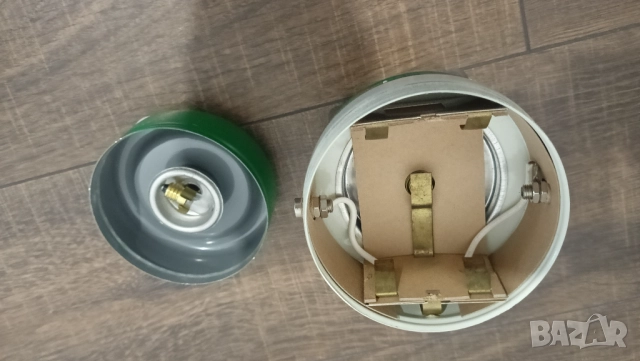 ретро къмпинг лампа преносима соц немска батерия крушка, снимка 8 - Антикварни и старинни предмети - 52636672