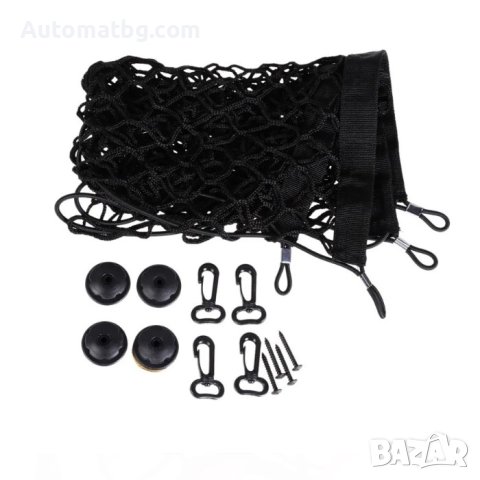 Мрежа за багаж Automat, За МПС, 150 х 60см, Черен, снимка 4 - Аксесоари и консумативи - 42960238