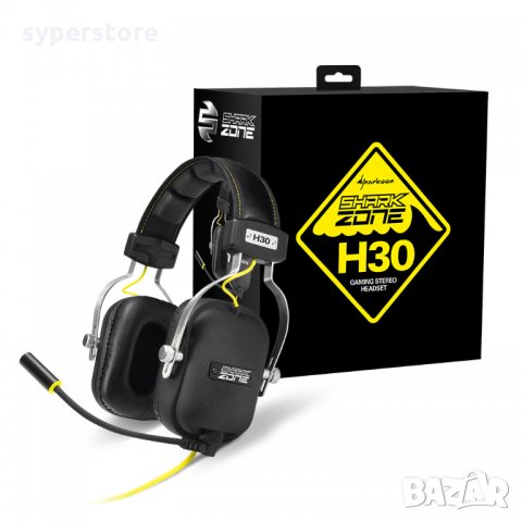 Слушалки с микрофон Sharkoon Zone H30 Геймърски слушалки Gaming Headset , снимка 5 - Слушалки за компютър - 15742109