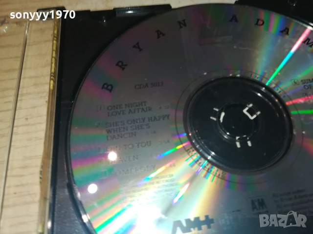 BRYAN ADAMS CD 0808251127, снимка 14 - CD дискове - 51295450