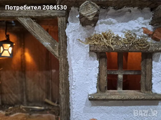 Декоративна дървена и светеща къща, снимка 4 - Декорация за дома - 48694190