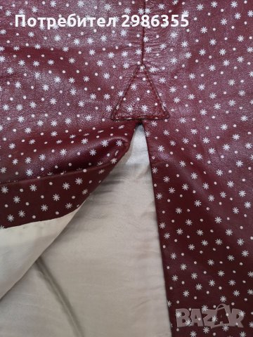 Дамска кожена пола, снимка 2 - Поли - 35504867