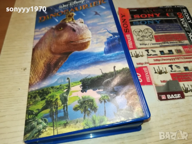 DINOSAURIER-ORIGINAL VHS VIDEO TAPE-ВНОС GERMANY 2409250958, снимка 6 - Други жанрове - 51816830