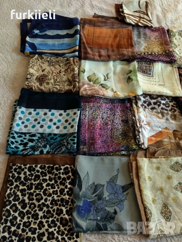 Нови копринени забрадки, снимка 3 - Шалове - 52096990