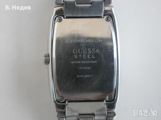 GUESS, quartz, Citizen/Miyota, case 33x47mm, снимка 8 - Мъжки - 36674817
