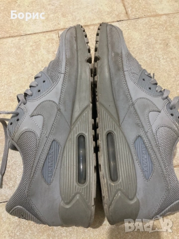 Nike Air Max 90 Wolf Grey,46",100% оригинални, снимка 2 - Маратонки - 53161359