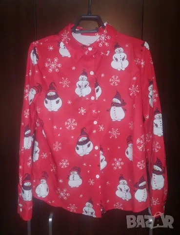 Коледна риза С/М, снимка 1
