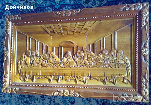 Дърворезба, украса за таван "Тракийско слънце ", уникат, снимка 6 - Декорация за дома - 28219601