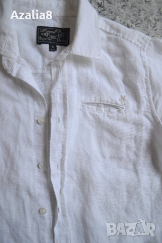 Детска риза MAYORAL, За момче, 110 см, С къс ръкав, Бяла, снимка 4 - Детски ризи - 38349244