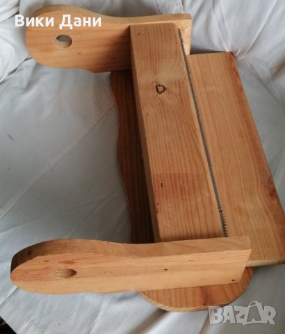 дървена уникална поставка за кухненска хартия и фолио, снимка 4 - Аксесоари за кухня - 40343942