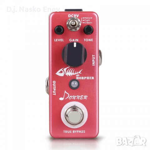 Donner Morpher Distortion Mini-Pedal - дист педал за ел китара - ЧИСТО НОВ, снимка 3 - Китари - 37502215