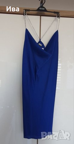 Сатенена рокля S/M размер, снимка 1 - Рокли - 44877591