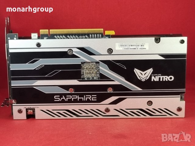 Видео карта Sapphire Nitro+ Radeon RX 480 8G GDDR5 OC, снимка 2 - Видеокарти - 36845600
