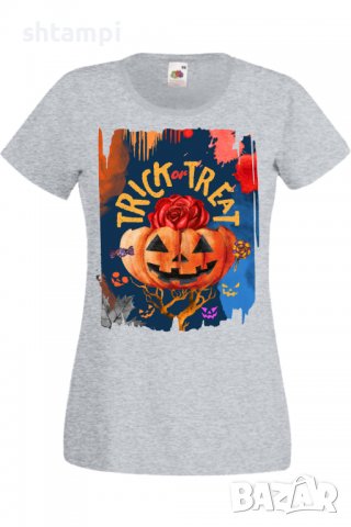 Дамска тениска Halloween 10,Halloween,Хелоуин,Празник,Забавление,Изненада,Обичаи,, снимка 6 - Тениски - 38146651