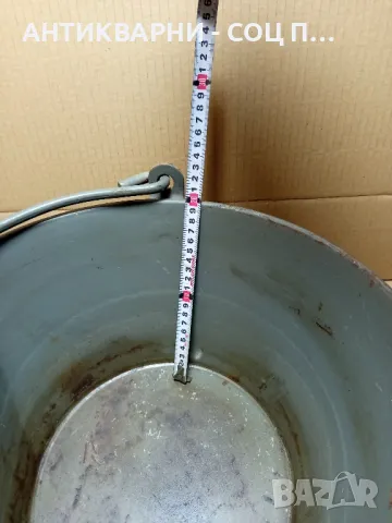 Соц Стар Метален Съд За Въглища., снимка 12 - Антикварни и старинни предмети - 50011706