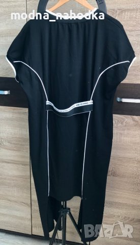 Дълга черна спортна рокля, снимка 3 - Рокли - 37203662