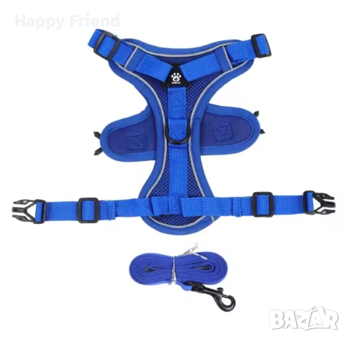 Нагръдник за куче с повод - комфорт и сигурност. *Различни размери*НОВ, снимка 3 - За кучета - 53459691