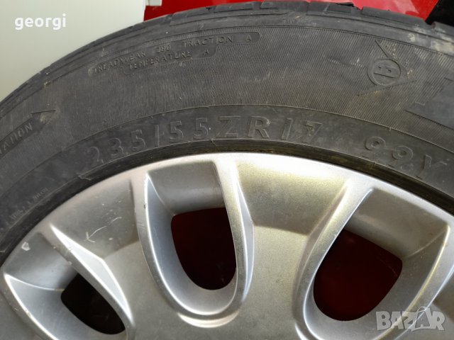 Ауди 17 "алуминиева джанти с гума , снимка 2 - Гуми и джанти - 33039921